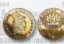 1804 gold eagle from Bob Simpson Collection sets record at Heritage