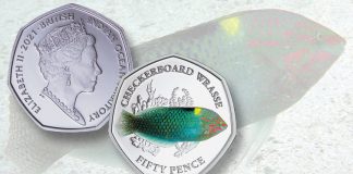 Pobjoy Mint continues to publish its 50-penny Sea Creatures series