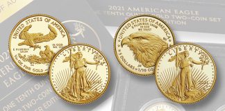 American Eagle 10-ounce Set features Both Designs