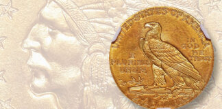 Scotsman sale includes Indian Head gold at $2.50 and $5 Coins