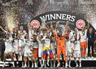 Football: Eintracht Frankfurt clinch Europa League after penalty shoot-out against Rangers