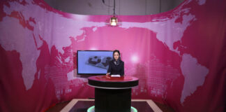 In Afghanistan, TV presenters refuse to cover their faces as demanded by the Taliban