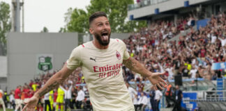 AC Milan champion of Italy thanks to a double from Olivier Giroud