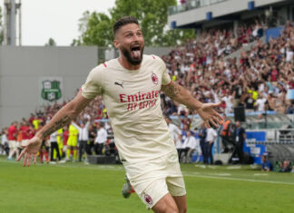 AC Milan champion of Italy thanks to a double from Olivier Giroud
