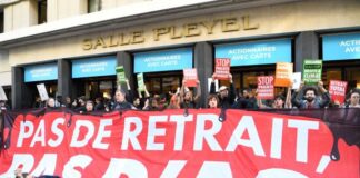 The general assembly of TotalEnergies disrupted by demonstrators