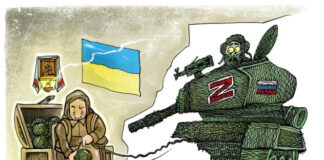 Ukrainian humor in wartime honored by “Charlie Hebdo”