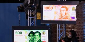 In Argentina, new banknotes to lead the political battle