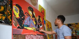 In Ivory Coast, used phones end up in works of art