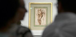 A drawing by Michelangelo fetched 23 million euros at auction in Paris