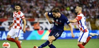 League of Nations: the Blues give in again in the last minutes and settle for a draw in Croatia