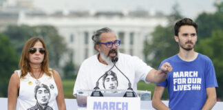 In the United States, supporters of increased gun control call on Congress to act