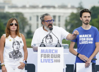 In the United States, supporters of increased gun control call on Congress to act