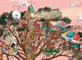 Three children’s books on cabins