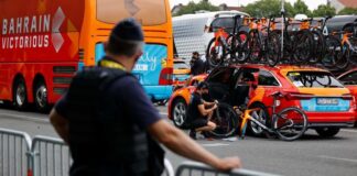 Tour de France 2022: one day before the start, the Bahrain Victorious team is raided again