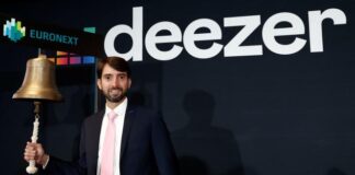Deezer is listed on the Paris Stock Exchange