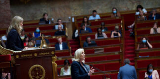 The RN stages, in the National Assembly, a wise but protesting opposition