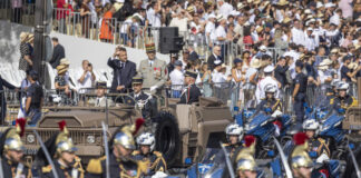 For the traditional July 14 parade, the nations of Eastern Europe are honored
