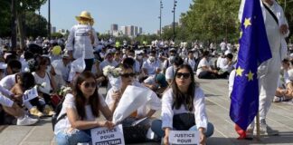 Strong mobilization in Paris in tribute to a Tibetan killed by three Chinese nationals in Normandy