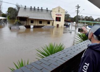 In Sydney, thousands of residents called to evacuate their homes because of the floods