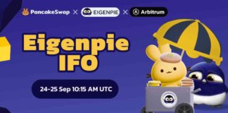 PancakeSwap Launches First IFO on Arbitrum with Eigenpie Token news-18092024-230824