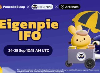 PancakeSwap Launches First IFO on Arbitrum with Eigenpie Token news-18092024-230824