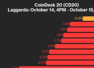 CoinDesk 20 Performance Update: ICP Declines 3.5% in Index Drop news-15102024-201543