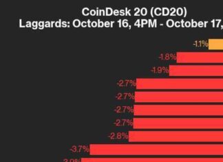 HBAR Performance Update: CoinDesk 20 Index Drops 5.1% from Wednesday news-18102024-033702