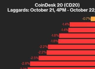 HBAR Performance Update: CoinDesk 20 Index Drops 3.5% Since Monday news-23102024-041743