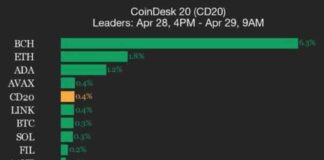 Bitcoin Cash (BCH) Outperforms: CoinDesk 20 Update Shows 6.3% Gain bitcoin-cash-bch-outperforms-coindesk-20-update-shows-63-gain